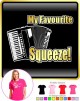 Accordion Favourite Squeeze - LADY FIT T SHIRT