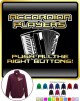 Accordion Push Right Buttons - ZIP SWEATSHIRT