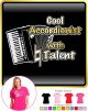 Accordion Cool Natural Talent - LADY FIT T SHIRT