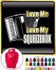 Accordion Love My Squeezebox - HOODY