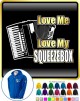 Accordion Love My Squeezebox - ZIP HOODY