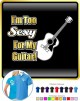 Acoustic Guitar Im Too Sexy - POLO SHIRT 