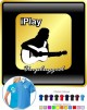 Acoustic Guitar I Play Unplugged - POLO SHIRT 