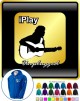 Acoustic Guitar I Play Unplugged - ZIP HOODY 