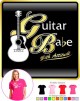 Acoustic Guitar Babe Attitude 2 - LADYFIT T SHIRT 