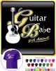 Acoustic Guitar Babe Attitude 2 - CLASSIC T SHIRT 