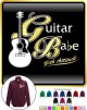 Acoustic Guitar Babe Attitude 2 - ZIP SWEATSHIRT 
