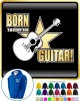 Acoustic Guitar Born To Play - ZIP HOODY  