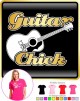 Acoustic Guitar Chick - LADYFIT T SHIRT  