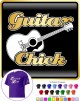 Acoustic Guitar Chick - CLASSIC T SHIRT  