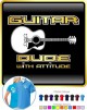 Acoustic Guitar Dude Attitude - POLO SHIRT 