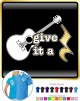 Acoustic Guitar Give It A Rest - POLO SHIRT  