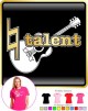 Acoustic Guitar Natural Talent - LADYFIT T SHIRT  