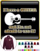 Acoustic Guitar Not Afraid Use - ZIP SWEATSHIRT  