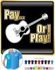 Acoustic Guitar Pay or I Play - POLO SHIRT  