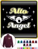 Vocalist Singing Alto Angel - ZIP SWEATSHIRT  