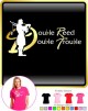Bagpipe Double Reed Double Trouble - LADYFIT T SHIRT  
