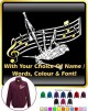 Bagpipe Curved Stave With Your Words - ZIP SWEATSHIRT  