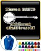 Banjo Not Afraid Use - ZIP HOODY  