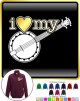 Banjolele Banjo Ukulele I Love My - ZIP SWEATSHIRT 