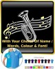 Baritone Curved Stave With Your Words - POLO
