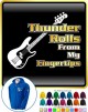 Bass Guitar Thunder Rolls - ZIP HOODY 