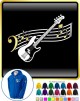 Bass Guitar Curved Stave - ZIP HOODY 