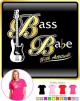 Bass Guitar Bass Babe Attitude 2 - LADYFIT T SHIRT 