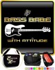 Bass Guitar Bass Babe Attitude 3 - TRIO SHEET MUSIC & ACCESSORIES BAG 