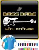 Bass Guitar Bass Babe Attitude 3 - POLO SHIRT 