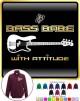 Bass Guitar Bass Babe Attitude 3 - ZIP SWEATSHIRT 