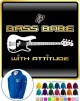Bass Guitar Bass Babe Attitude 3 - ZIP HOODY 