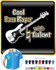 Bass Guitar Cool Natural Talent - POLO SHIRT  