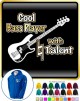 Bass Guitar Cool Natural Talent - ZIP HOODY  
