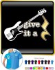Bass Guitar Give It A Rest - POLO SHIRT  