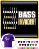 Bass Guitar Bass Invader - CLASSIC T SHIRT  
