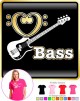 Bass Guitar Love Bass - LADYFIT T SHIRT  