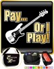 Bass Guitar Pay or I Play - TRIO SHEET MUSIC & ACCESSORIES BAG  