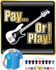 Bass Guitar Pay or I Play - POLO SHIRT  