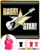 Bass Guitar Star - LADYFIT T SHIRT  