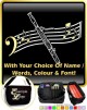 Bassoon Curved Stave With Your Words - TRIO SHEET MUSIC & ACCESSORIES BAG 