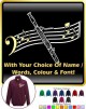 Bassoon Curved Stave With Your Words - ZIP SWEATSHIRT 