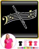 Bassoon Curved Stave - LADYFIT T SHIRT 