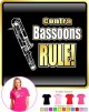Contra Bassoon Bassoons Rule - LADYFIT T SHIRT  