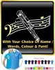 Contra Bassoon Curved Stave With Your Words - POLO SHIRT  