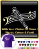 Contra Bassoon Curved Stave With Your Words - CLASSIC T SHIRT  