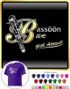 Contra Bassoon Babe Attitude With Eyes - T SHIRT
