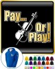 Cello Pay or I Play - ZIP HOODY  