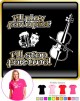Cello Play For A Pint - LADYFIT T SHIRT 