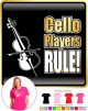Cello Rule - LADYFIT T SHIRT  